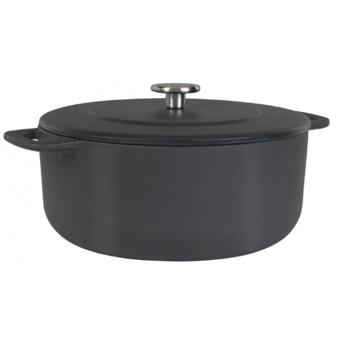 COMBEKK Dutch Oven Sous-Chef perdirbto ketaus puodas, 28 cm, emaliuotas