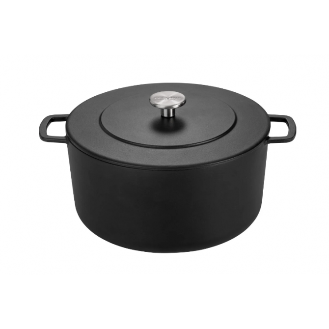 COMBEKK Dutch Oven Sous-Chef perdirbto ketaus puodas, 32 cm, emaliuotas